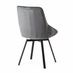 Beau Pyörivä Samettituoli, Harmaa 8 Beau Pyörivä Samettituoli, Harmaa -Huonekalut myymälä 190821 1 e1579122044627 1