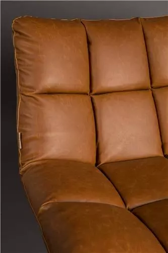 Lounge Chair Bar Vintage Brown 6 Lounge Chair Bar Vintage Brown - Image 6