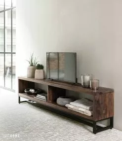 Timber Puinen Tv-taso 200 -Huonekalut myymälä SC TC 320136 Timber TV stand large sf1 DTP