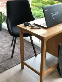 Beau Samettituoli, Musta -Huonekalut myymälä Showroom Snugg By Boo 1