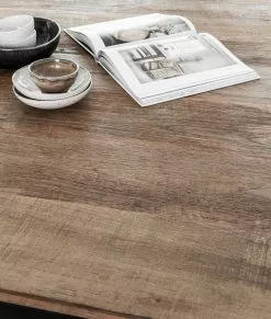 Elemental Tiikkipuinen Saarekepöytä 140 -Huonekalut myymälä Snugg Must Livign ruokapoyta elemental detail 1 1 1