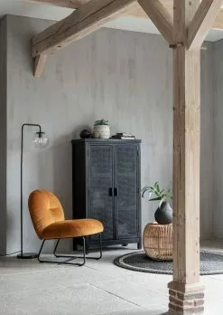 MUST LIVING Provence Musta Rottinkikaappi -Huonekalut myymälä Snugg Must Living cupboard provence lounge chair bouton 1