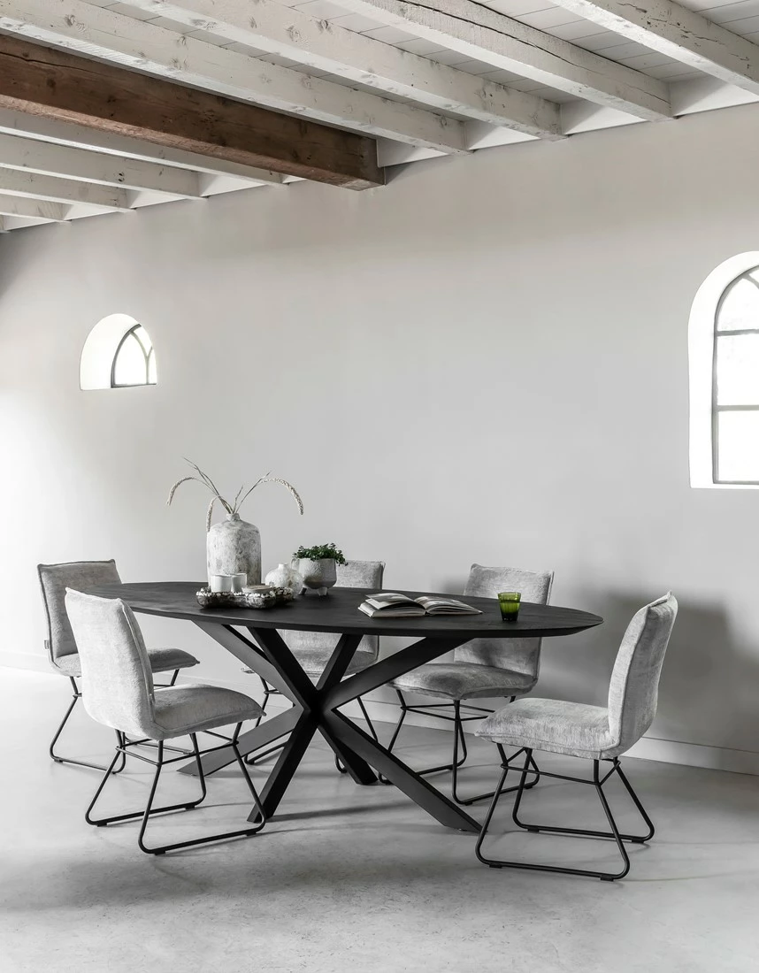 Timeless Shape Ovaali Ruokapöytä Musta 4 Timeless Shape Ovaali Ruokapöytä Musta - Image 4