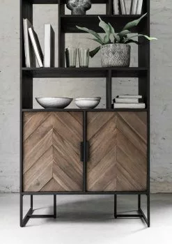 CRISS CROSS Puinen Kirjahylly 10 CRISS CROSS Puinen Kirjahylly -Huonekalut myymälä cc 206100 bookcase detail 2