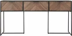 CRISS CROSS Tiikkipuinen Konsolipöytä 11 CRISS CROSS Tiikkipuinen Konsolipöytä -Huonekalut myymälä cc 206654 sideboard 3 drawers 1 e1665952707423
