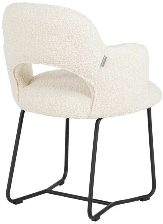 Vista Ruokapöydän Tuoli, Valkoinen Boucle 5 Vista Ruokapöydän Tuoli, Valkoinen Boucle - Image 5