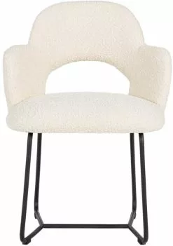 Vista Ruokapöydän Tuoli, Valkoinen Boucle 9 Vista Ruokapöydän Tuoli, Valkoinen Boucle -Huonekalut myymälä ml 749413 vista arm chair boucle natural