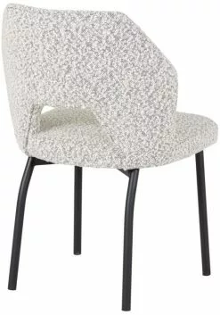 Bloom Ruokapöydän Tuoli, Harmaa Boucle -Huonekalut myymälä ml 749514 side chair bloom 1