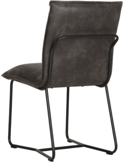 Delaware Hiilen Värinen Ruokapöydän Tuoli -Huonekalut myymälä ri 200013 delaware eetkamerstoel carlitto charcoal 1