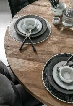 Timeless Jykevä Puinen Pyöreä Ruokapöytä 130 -Huonekalut myymälä ti 428503 beam dining table 1 1