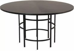Ruokapöytä Furniture Fashion Copenhagen 140cm Pyöreä Musta