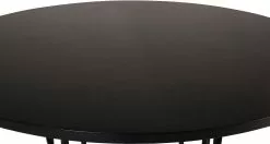 Ruokapöytä Furniture Fashion Copenhagen 140cm Pyöreä Musta -Huonekalut myymälä BYT1709203 4