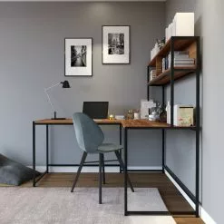 Työpöytä Linento Furniture Calisma L, Eri Värejä -Huonekalut myymälä LIFU285LCV1121 3