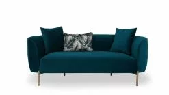 Sohva Linento Furniture Macaroon, 2-istuttava, Vihreä