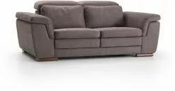 Sohva Linento Furniture Mardini, 2-istuttava, Ruskeanharmaa