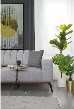 Sohva Linento Furniture Paris, 3-istuttava, Harmaa -Huonekalut myymälä LIFU291NDS1317 8