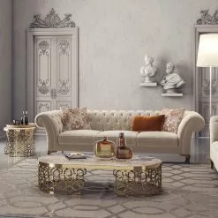 Sohva Linento Furniture Bianca, 3-istuttava, Luonnonvalkoinen -Huonekalut myymälä LIFU291NDS1320 4