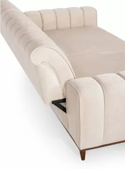 Sohva Linento Furniture Ivory, 3-istuttava, Luonnonvalkoinen -Huonekalut myymälä LIFU291NDS1323 5
