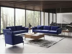 Sohva Linento Furniture Jade, 4-istuttava, Sininen -Huonekalut myymälä LIFU291NDS1506 4