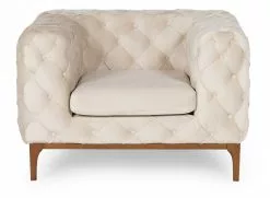 Nojatuoli Linento Furniture Fashion, Luonnonvalkoinen