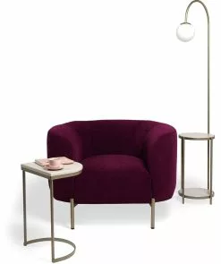 Nojatuoli Linento Furniture Macaroon, Fuksia -Huonekalut myymälä LIFU291NDS1702 3