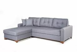 Vuodesohva Divaanilla Linento Furniture Madrid, 4-istuttava, Harmaa