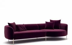 Kulmasohva Linento Furniture Macaroon, Fuksia