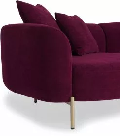 Kulmasohva Linento Furniture Macaroon, Fuksia -Huonekalut myymälä LIFU291NDS1902 5