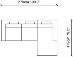 Divaanisohva Linento Furniture Nplus, 4-istuttava, Harmaa -Huonekalut myymälä LIFU291NDS1903 4