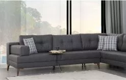 Kulmasohva Linento Furniture Oslo, 4-istuttava, Antrasiitti -Huonekalut myymälä LIFU291NDS1906 9