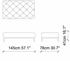 Penkki Linento Furniture Fashion, Tumma Roosa 5 Penkki Linento Furniture Fashion, Tumma Roosa -Huonekalut myymälä LIFU291NDS2205 3