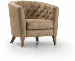 Nojatuoli Linento Furniture Anatolia, Vaaleanruskea