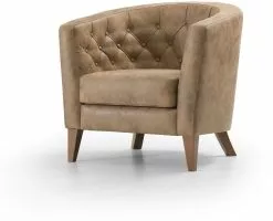 Nojatuoli Linento Furniture Anatolia, Vaaleanruskea -Huonekalut myymälä LIFU291NDS2401 3