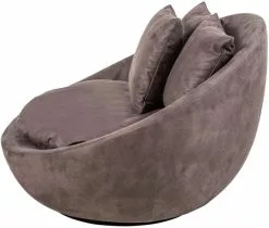 Nojatuoli Linento Furniture Cherry - Grey, Harmaa -Huonekalut myymälä LIFU291NDS2402 3