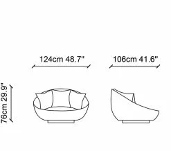 Nojatuoli Linento Furniture Cherry - Grey, Harmaa -Huonekalut myymälä LIFU291NDS2402 6