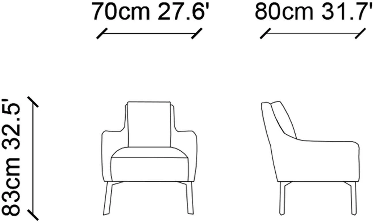 Nojatuoli Linento Furniture Nena, Vaaleanharmaa 2 Nojatuoli Linento Furniture Nena, Vaaleanharmaa - Image 2