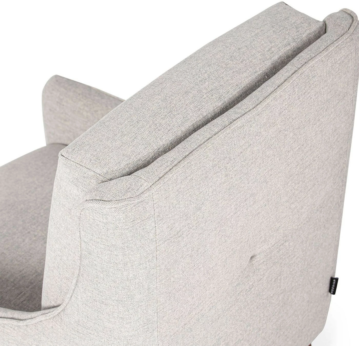 Nojatuoli Linento Furniture Nena, Vaaleanharmaa 7 Nojatuoli Linento Furniture Nena, Vaaleanharmaa - Image 7