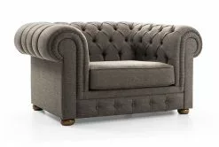 Edessä 14 Nojatuoli Linento Furniture Cupon, Ruskeanharmaa