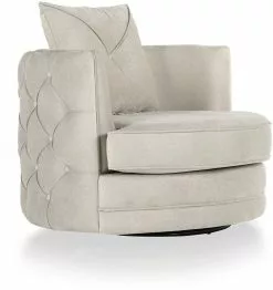 Nojatuoli Linento Furniture Hilal Bergere, Luonnonvalkoinen