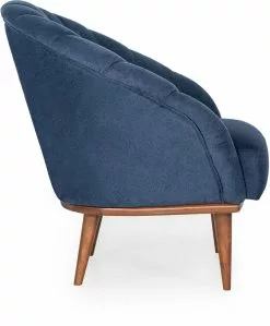 Nojatuoli Linento Furniture Ivory, Sininen -Huonekalut myymälä LIFU291NDS2415 3