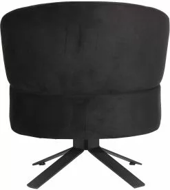 Nojatuoli Linento Furniture Kobalt Bergere, Musta -Huonekalut myymälä LIFU291NDS2417 3