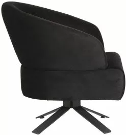 Nojatuoli Linento Furniture Kobalt Bergere, Musta -Huonekalut myymälä LIFU291NDS2417 5