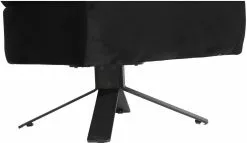 Nojatuoli Linento Furniture Kobalt Bergere, Musta -Huonekalut myymälä LIFU291NDS2417 6