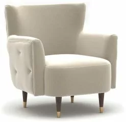 Nojatuoli Linento Furniture Soho, Luonnonvalkoinen