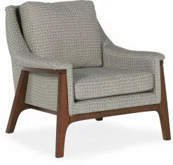 Nojatuoli Linento Furniture Wood, Beigenharmaa