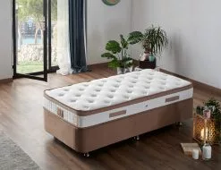 Sänkypaketti Linento Furniture Latte, 80x180cm, Vaaleanruskea 10 Sänkypaketti Linento Furniture Latte, 80x180cm, Vaaleanruskea -Huonekalut myymälä LIFU480NRN2825 3