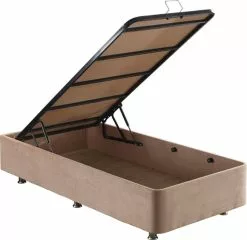 Sänkypaketti Linento Furniture Latte, 90x200cm, Vaaleanruskea -Huonekalut myymälä LIFU480NRN2827 8