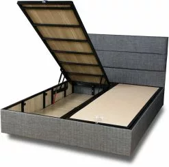 Jenkkisänkypaketti Linento Furniture Silver, 140x190cm, Hopeanharmaa -Huonekalut myymälä LIFU480NRN2856 7