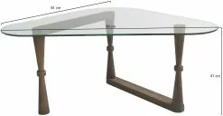 Sohvapöytä Linento Furniture Triangel, Ruskea -Huonekalut myymälä LIFU552NOS1403 3