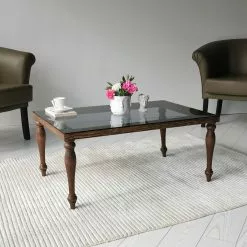 Sohvapöytä Linento Furniture Tango - Walnut, Ruskea